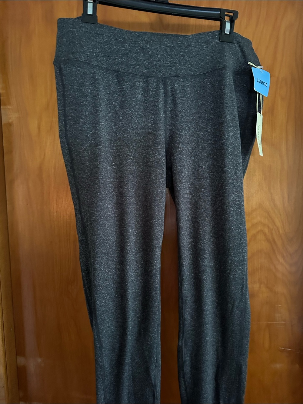 Tangerine Large NWT Heather Black Athletic Leggings Workout